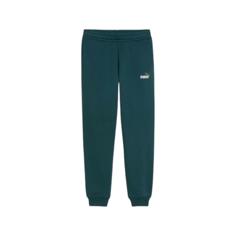 Pantalón chandal verde PUMA ESS 2 COLOR logo sweetpants 685824-75