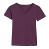 Camiseta pico violeta 4F violeta mujer